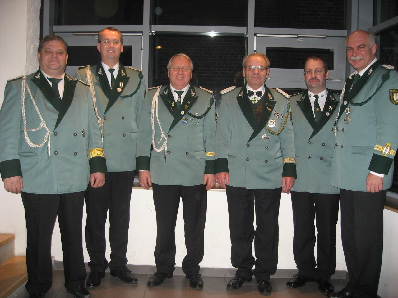 Vorstand 2009: v.l.n.r: Karl Remus, Michael Gerken, Dieter Breuer, Hans-Gert Clemens, Michael Niehsen, Gebhard Gerken 