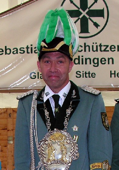 03.10.2009 Manfred Mielke neuer Bezirkskönig des Bezirksverbandes Jülich