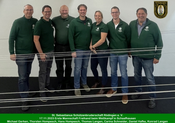 Bild der 1. Mannschaft im Jahr 2023 20231117 erste mannschaft 2 logo