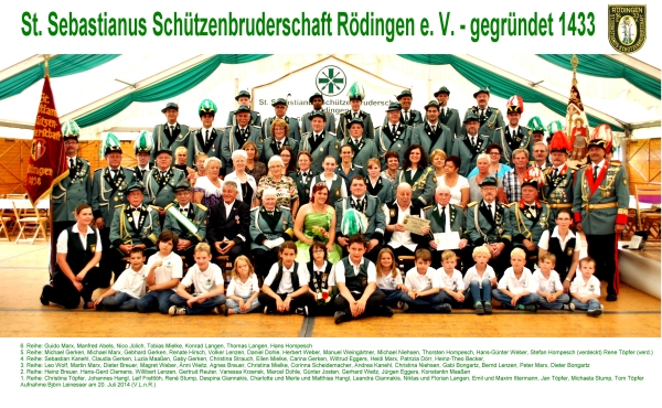 2014 Schützenfamilie 20140720 alle schuetzen